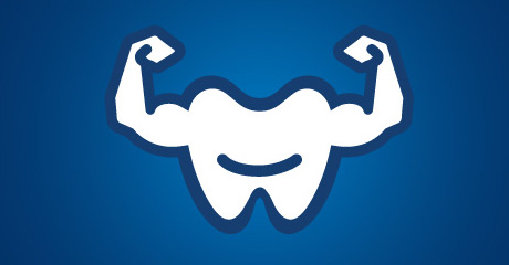 strong tooth with arms